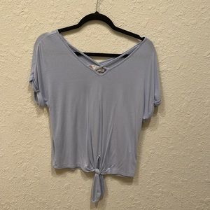 Cute blue shirt for sale worn once!